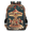 Black, variant on Jiaoprinted Rainbow Bullseye Tie-Dye Travel Backpack for Adults, Multi-Functional Casual Daypack with Adjustable Shoulder Straps, Colorful Laptop Bag for Work Outdoor
