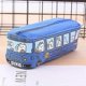 thumbnail image 1 of Cartoon Bus Pencil Bag Canvas Large Capacity Bus Shape Zipper Pencil Bag Student Stationery And School Supplies 26-27s, 1 of 5