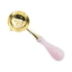thumbnail image 2 of Cuchara De Lacre Cuchara de fusión anti-calor de cera de sellado con mango de cristal, suministro para manualidades DIY (oro rosa) Likrtyny Libre de BPA, 2 of 6