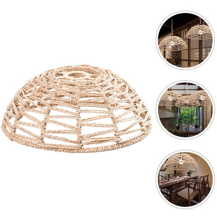 Worgeous  Pendant Woven Chandelier Shade Unique Lampshade Stable