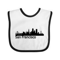 Inktastic San Francisco Skyline Boys or Girls Baby Bib
