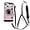 Pink, variant on Emily in Paris Phone Case Compatible with iPhone 13 Pro Max for Women and Girls Camera Case Cute Vintage 3D Design Fashion Neck Strap Crossbody Strap Lanyard Cover Shockproof Protective Cover