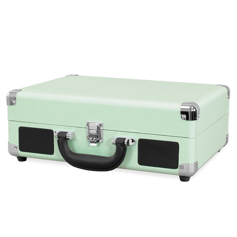 ミドルボード ミントグリーン Victrola Vintage 3-Speed Bluetooth Suitcase Turntable with