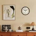 thumbnail image 3 of Geevon Vintage Wall Clock, Silent 10" Non Ticking Retro Round Clock Quartz Decorative Battery Operated Wall Clock for Kitchen, Office, Classroom, Bedroom, Living Room Decor, 3 of 8