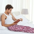 thumbnail image 5 of Naloa Sweet Heart Pajama Pants Men, PJ Bottoms, Sleep & Lounge Pants-XX-Large, 5 of 6