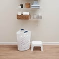 thumbnail image 4 of Rubbermaid Plastic Step Stool, Small, White, 4 of 6