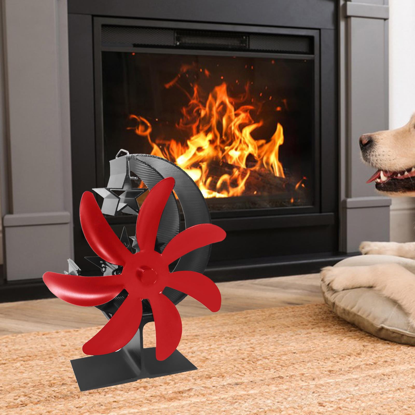 Aluminum Wood Stoves Powered, Circulating Warm Air Furnace Top Fan for Fireplace  Wood Log Burner Saving Fuel, Efficient Hot Transfer | Walmart Canada