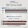 thumbnail image 5 of Roan Mountain Brown Casual Men’s Belt by Nickel Smart®- Nickel-Free, Full Grain Leather, Made in USA, 5 of 6