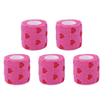 thumbnail image 2 of Rose Red Heart Rolls Vendajes Prácticas Cintas Elásticas para Heridas para Animal (M), 2 of 7