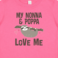 thumbnail image 4 of Inktastic Nonna and Poppa Granddaughter Sloth Girls Baby T-Shirt, 4 of 5