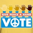 thumbnail image 3 of CafePress - Vote Peace Light T Shirt - Light T-Shirt - CP, 3 of 4