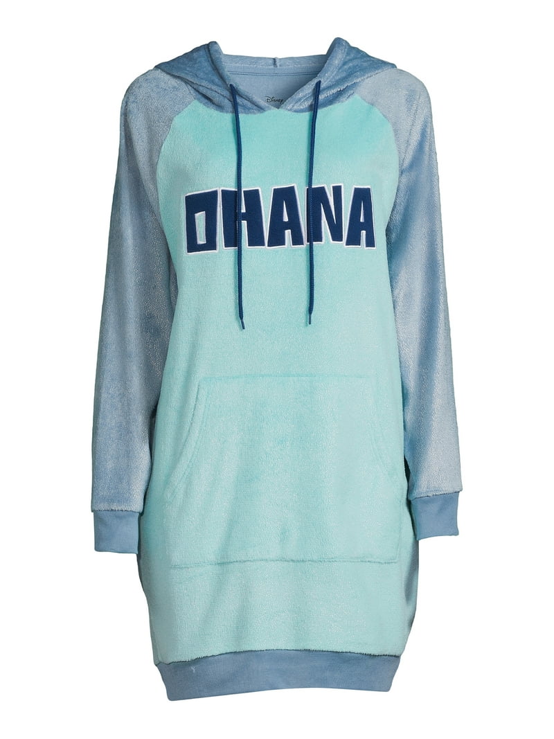 Disney Women's Stitch Ohana Sleep Shimmer Lounger with Socks