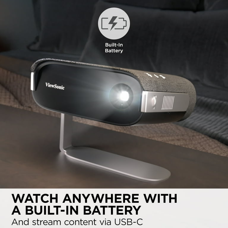 ViewSonic, Portable LED Projector, M1X, Black, 100 inch display