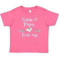 thumbnail image 3 of Inktastic Nana and Papa Love Me Heart Grandchild Boys or Girls Baby T-Shirt, 3 of 5