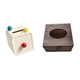 thumbnail image 1 of Porta pañuelos,Dispensador de servilletas y porta pañuelos con tapa para caja de pañuelos,Estuche para pañuelos de escritorio,Caja de pañuelos faciales de papel retro de madera,Baño, 1 of 8