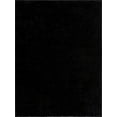 thumbnail image 2 of Hauteloom Heavenly Solid Shag Area Rug for Living Room Bedroom - High Pile Fluffy Carpet - Soft Shaggy Cozy Plush Rug - Black - 6'7" x 9', 2 of 19