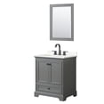 thumbnail image 5 of Wyndham Collection Wcs202030s-Qtz-Us3m24 Deborah 30" Free Standing Single Basin Vanity Set, 5 of 7