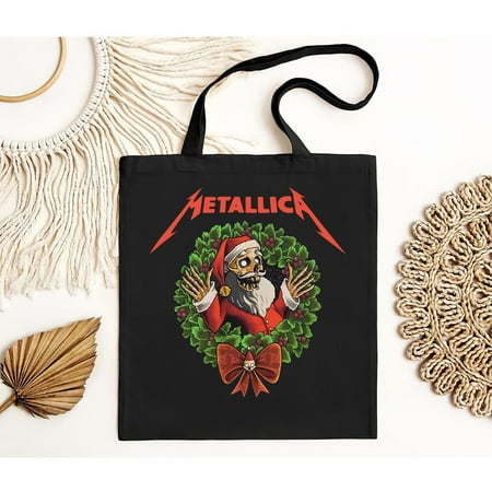 vintage Metallica Creeping Claus Holiday Christmas 2024 Tote Bag-TH23458