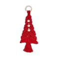 thumbnail image 4 of Tapiz de Arbol de Navidad Macarena Adornos Colgantes Chic Bohemio Rojo, 4 of 8