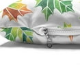 thumbnail image 4 of Autumn Pet Bed, Natural Colorful Season Maple Leafs Hand-Drawn on a Plain Background, Resistant Pad for Dogs and Cats Cushion with Removable Cover, 24" x 39", Fern Green and Cinnamon, by Ambesonne, 4 of 4