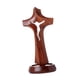 thumbnail image 5 of Figura de cruz de pie de madera, estatua de cruz, colección de adornos de escritorio para estante 5 cm x 11 cm x 5 cm, 5 of 9