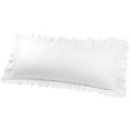 thumbnail image 1 of PiccoCasa Microfiber Ruffle Body Pillowcases with Envelope White 20"x48", 1 of 7
