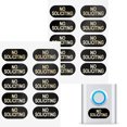 thumbnail image 2 of BeesClover 100pcs No Soliciting Sign Sticker For House Hot Stamping Weatherproof Sticker Label For Door Wall Window, 2 of 8