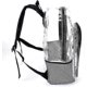 thumbnail image 3 of Heavy Duty Transparent Clear Backpack See Through Backpacks For School,sports,work,stadium,security Travel,college 16.5 Inch 26-27s, 3 of 5