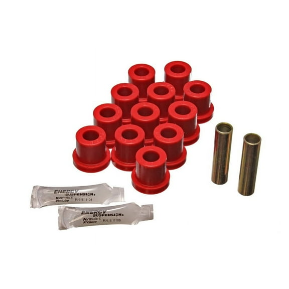 Energy Suspension 55 Chevy Bel Air Red Rear Leaf Spring Bushing Set