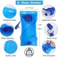 thumbnail image 2 of SIABC-Small Running Vest for Women Men, Festival Rave Hydration Vest for Runners, Running Hydro Pack with 2L Water Bladder, Lightweight Water Backpack for Hiking Biking, 2 of 4