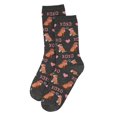 thumbnail image 3 of MeMoi Noodle Kiss Bamboo Blend Crew Sock - Womens - Female, 9-11, Dark Gray Heather, 3 of 3