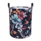 thumbnail image 1 of Balery Flowers ad Butterflies Cesta de ropa redonda con asas, impermeable, independiente, para ropa, juguetes, dormitorio y familia-Medium, 1 of 6