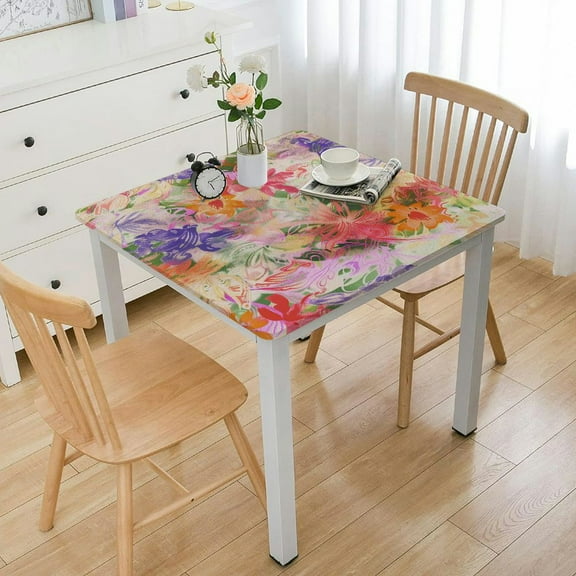 nygtbtfer Outdoor Tablecloth with Umbrella Hole & , Square Tablecloth , Eggs Patio Table Cover Table Cloth for /Party