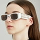 thumbnail image 3 of Angels Fashion Gafas De Sol Hombre Negro Marco Letra Palm Hip-hop Trend Marca De Gama Alta Sentido Cara Liftingpangjing, 3 of 4