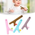 thumbnail image 4 of Baby Teething Toy, Colorful Hollow Teething Tube Easy To Grip Lightweight Flexible  For Reduce Pain, 4 of 8