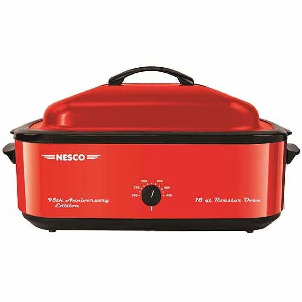 Nesco 18-Quart Stainless Steel Rectangle Slow Cooker at
