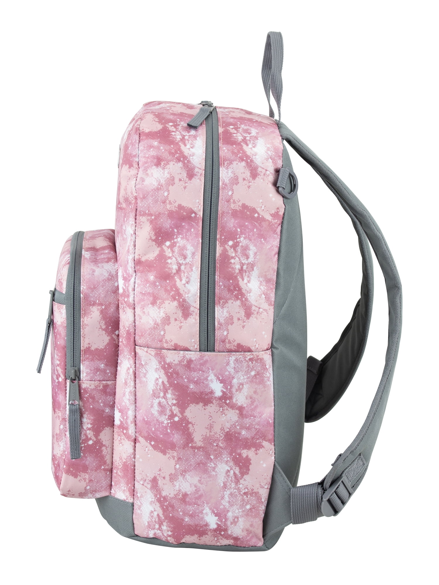 Eastsport Unisex 17" Backpack & Lunch Box 2-Piece Set, Pink Galaxy
