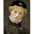 thumbnail image 2 of Moore, Albert Joseph 26x32 Gold Ornate Wood Framed with Double Matting Museum Art Print Titled - Ellen Terry, 2 of 4