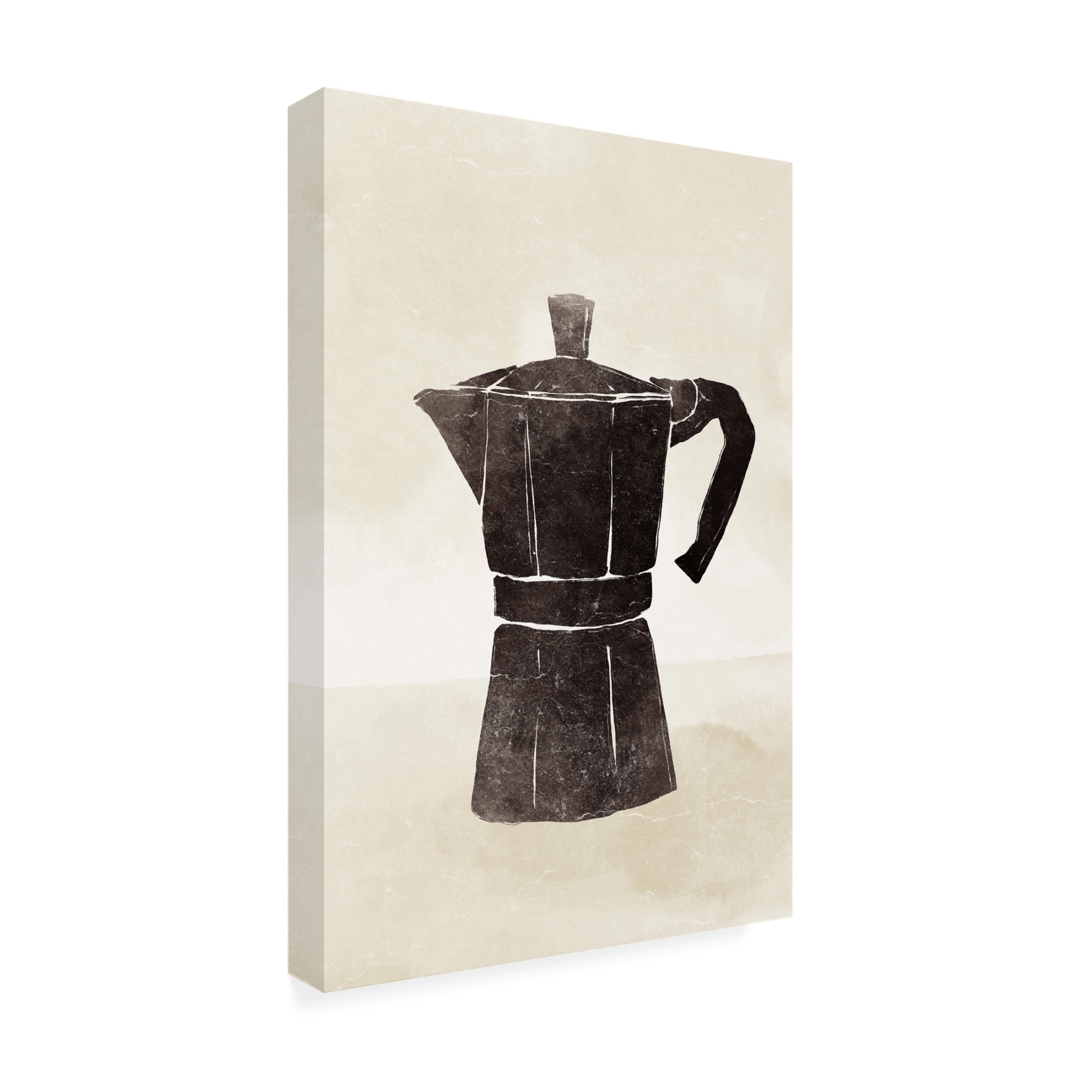 Canvas Wall Art - Yuyu Pont 'Un Cafecito' Wall Art for Living Room, Bedroom, or Office Décor by Trademark Fine Art - 16 x 24 Inches