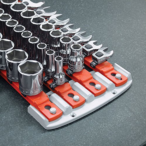 Gray Ernst Manufacturing Magnetic Socket Organizer Mounting Kit 8350M-Gray 
