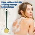 thumbnail image 2 of Unique Bargains 1 Pc Body Bath Brush Back Scrubber for Shower with Long Handle for Skin Exfoliating PP Green, 2 of 6