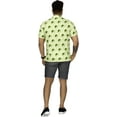 thumbnail image 5 of LA LEELA Men's Hawaiian Shirts Short Sleeve Button Down Shirt Mens Tropical Shirts Casual Vacation Summer Party Caribbean Shirts for Men Funny M Allover Palm, Autumn Beige, 5 of 6