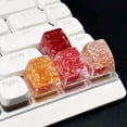 thumbnail image 6 of Resin Keycap Decorative Translucent Epoxy Keycap with Dry Flower, 6 of 15