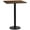 Walnut, variant on Emma + Oliver 30" Square Mahogany Laminate Bar Table Top-18"RD Base