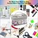 thumbnail image 5 of Bolsa de maquillaje transparente para artículos de tocador, bolsa de maquillaje transparente de 2 capas para viaje, bolsa organizadora de maquillaje portátil, bolsa de aseo cosmética grande de PVC, 5 of 6