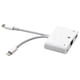 thumbnail image 1 of RJ45 Ethernet Adapter Network Adapter, with Charge Port and USB Port, Plug and Play, 100Mbps Etherne, 1 of 5