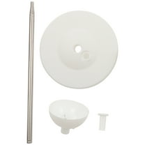LULULION White PVC Balloon Stands for Party - Quick Assembly, Lightweight