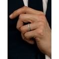 thumbnail image 3 of FaithHeart Classic Plain Ring for Men Women Stainless Steel Band Rings 2mm Width Polished Silver Wedding Band Jewelry Gift for Son Dad Fathers Day, 3 of 9