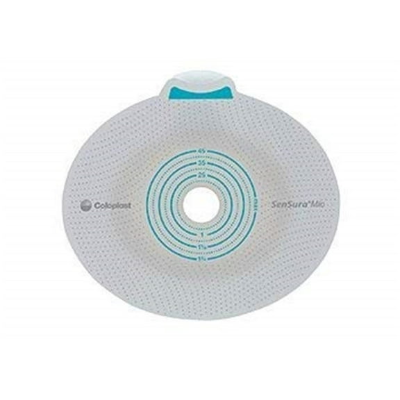 SenSura Mio Click Precut, Extended Wear Ostomy Barrier Elastic Adhesive 50 mm Flange 5 per Box 10514