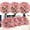 pink, variant on Sinhoon 8 Bundles Artificial Flowers UV Resistant Fake Plants Outdoor Faux Plastic Flowers Garden Window Box Porch Home Decor (Rosy red)